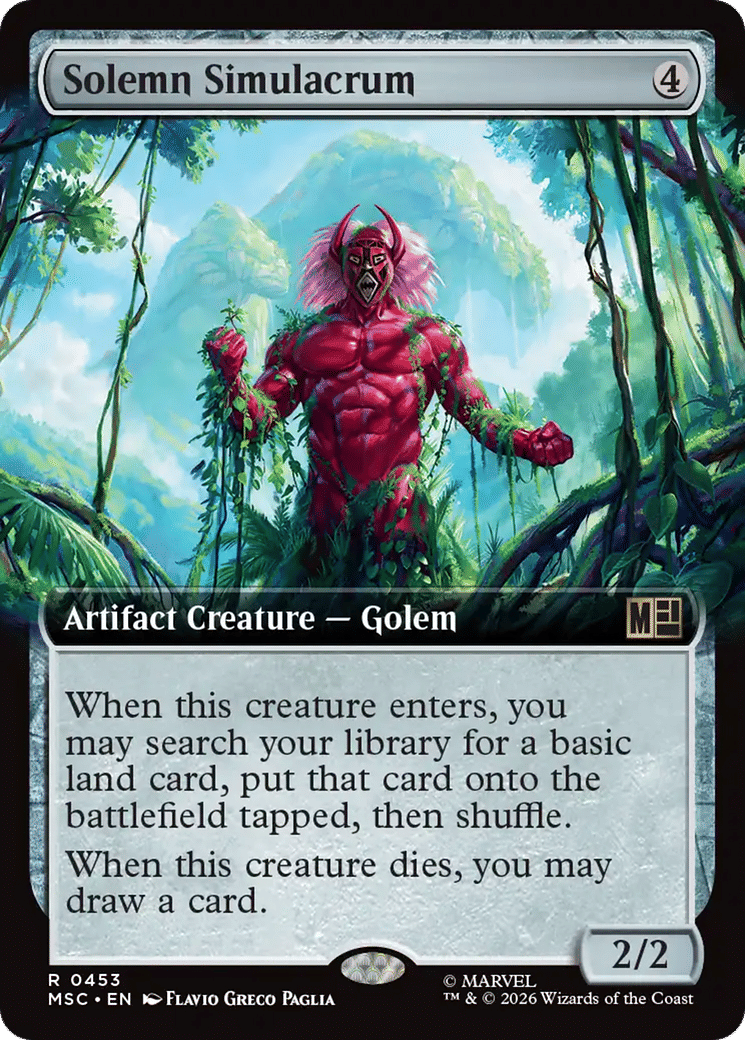 Solemn Simulacrum — Marvel Super Heroes Commander — Magic: The Gathering