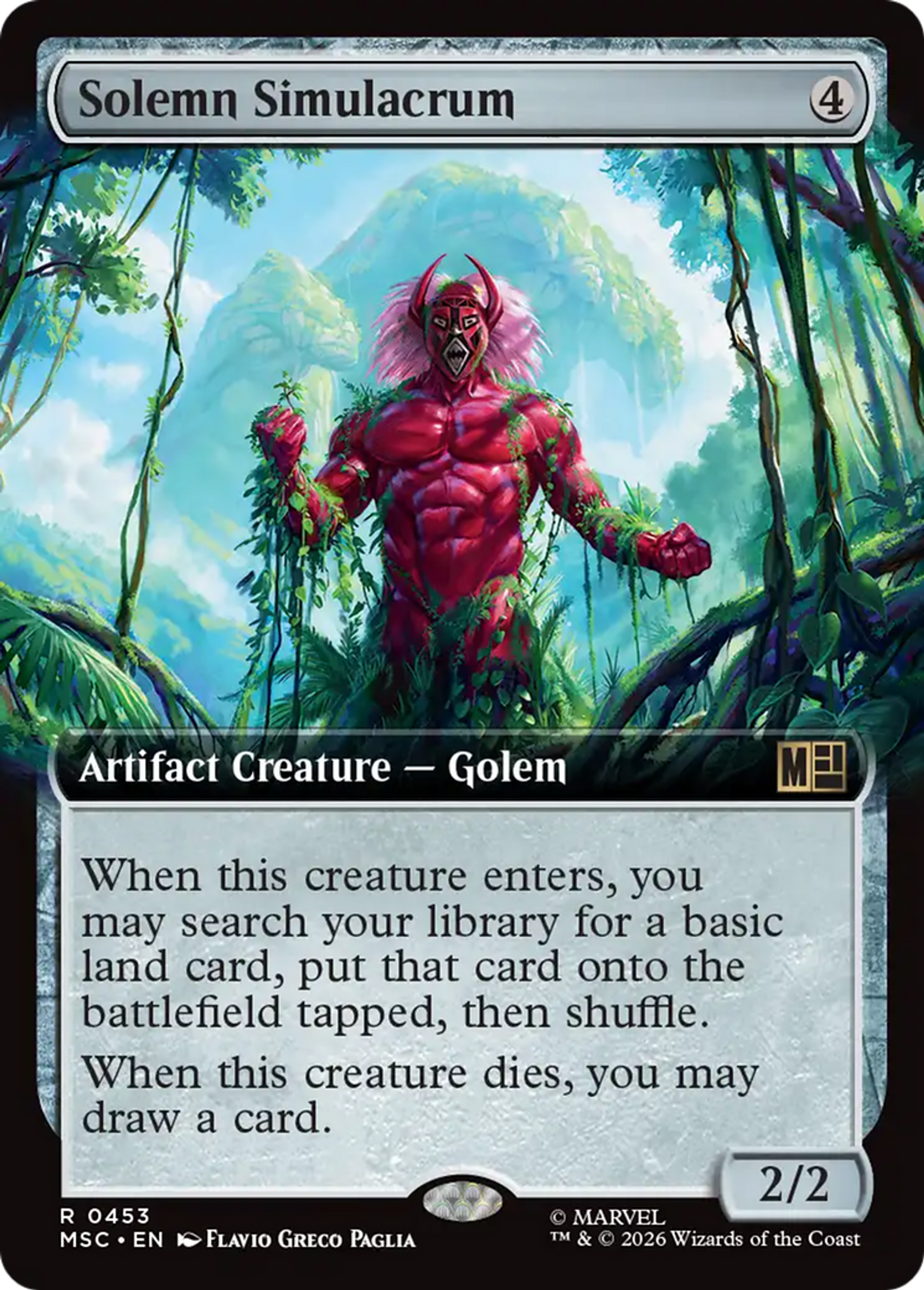 Solemn Simulacrum — Marvel Super Heroes Commander — Magic: The Gathering
