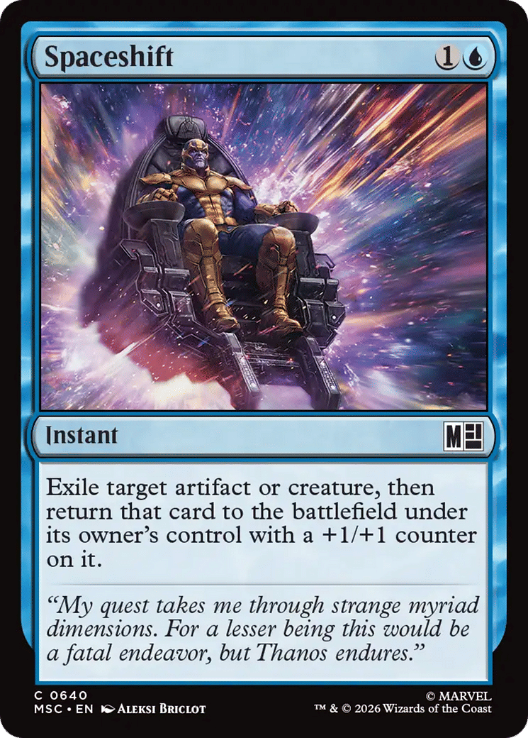 Spaceshift — Marvel Super Heroes Commander — Magic: The Gathering
