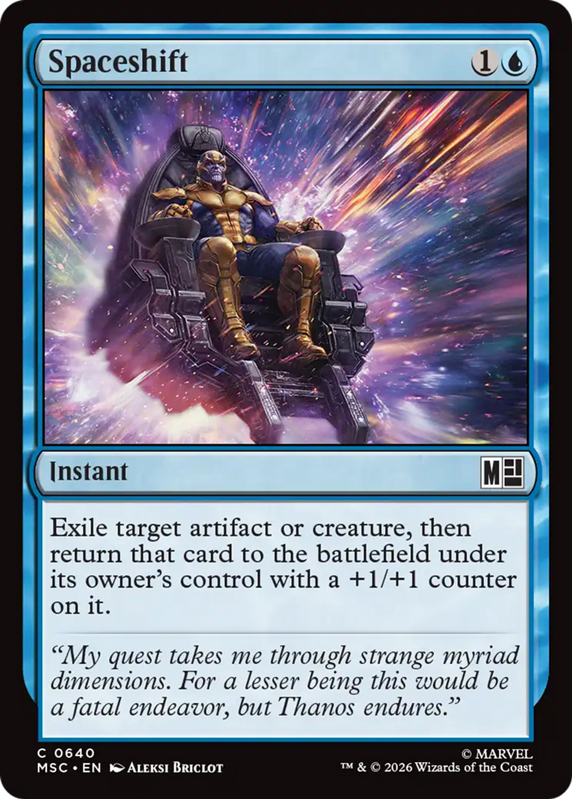 Spaceshift — Marvel Super Heroes Commander — Magic: The Gathering