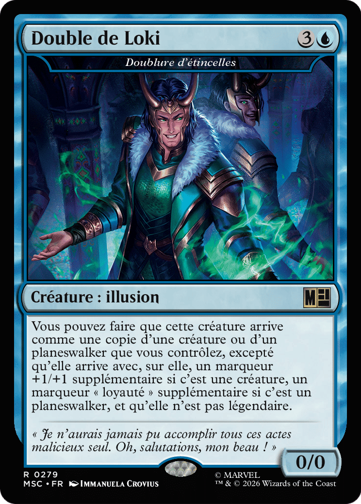 Doublure d'étincelles — Marvel Super Heroes Commander — Magic: The Gathering