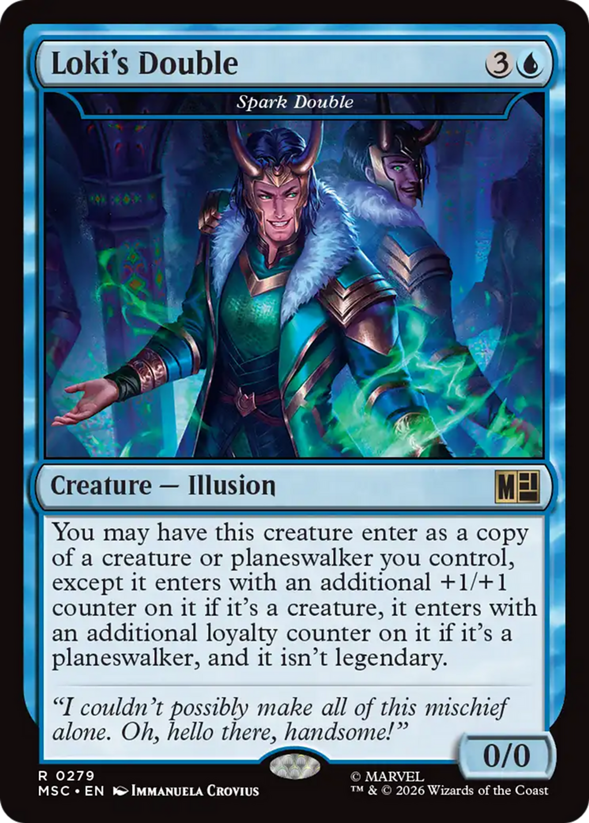 Spark Double — Marvel Super Heroes Commander — Magic: The Gathering