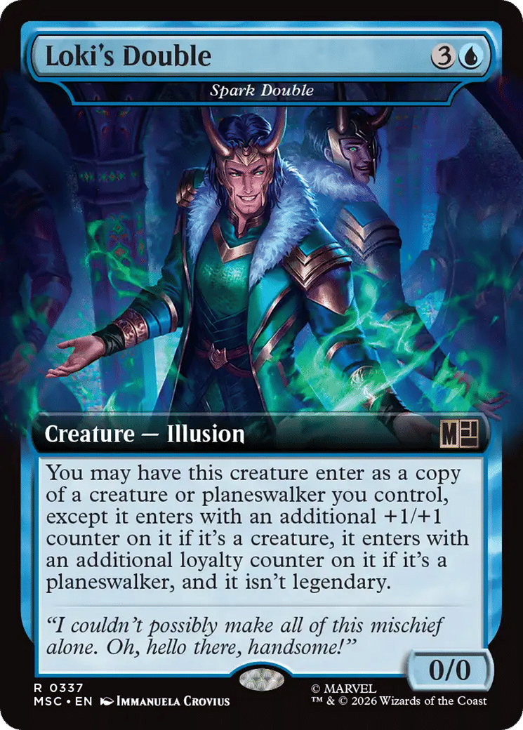 Spark Double — Marvel Super Heroes Commander — Magic: The Gathering