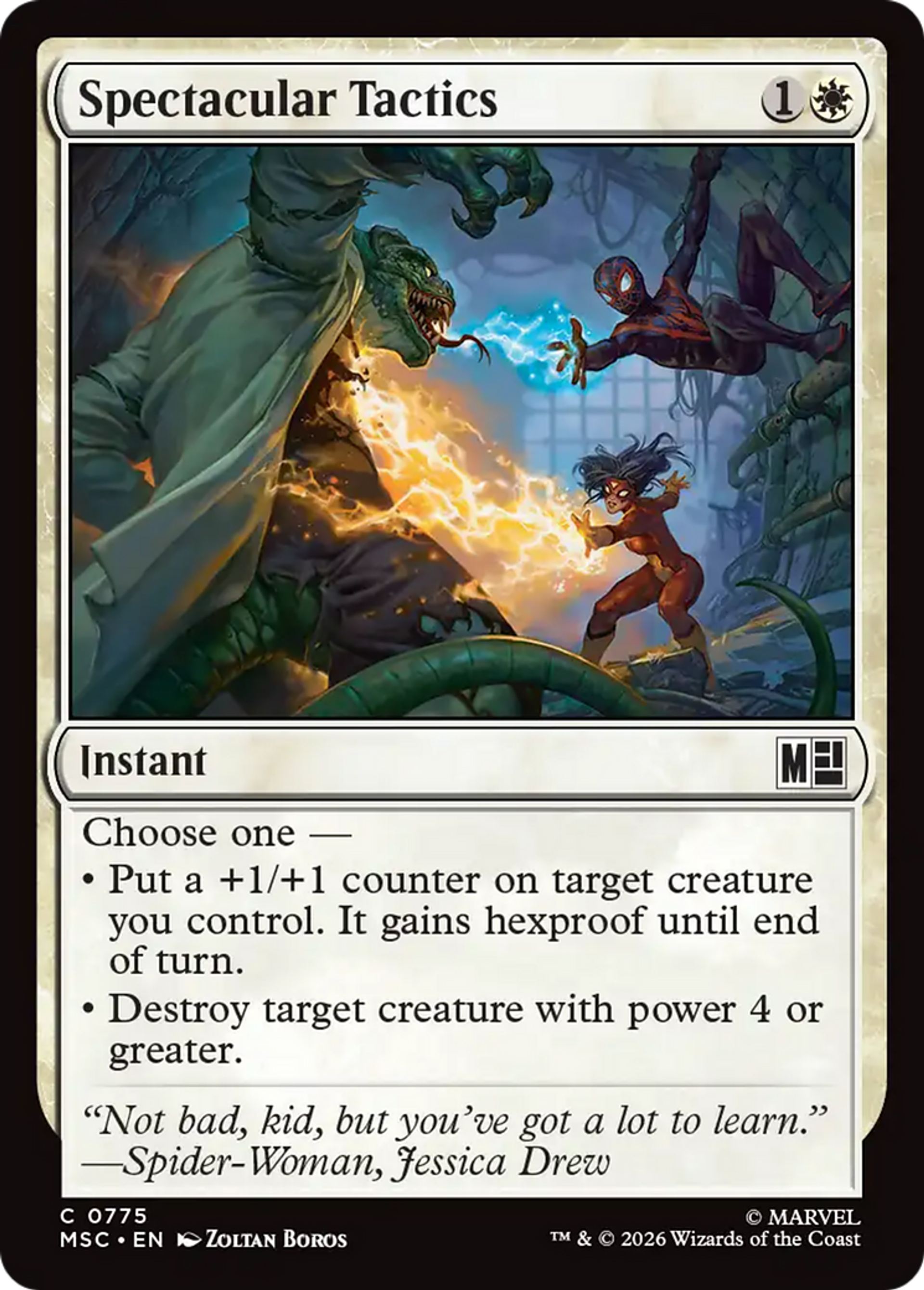 Spectacular Tactics — Marvel Super Heroes Commander — Magic: The Gathering
