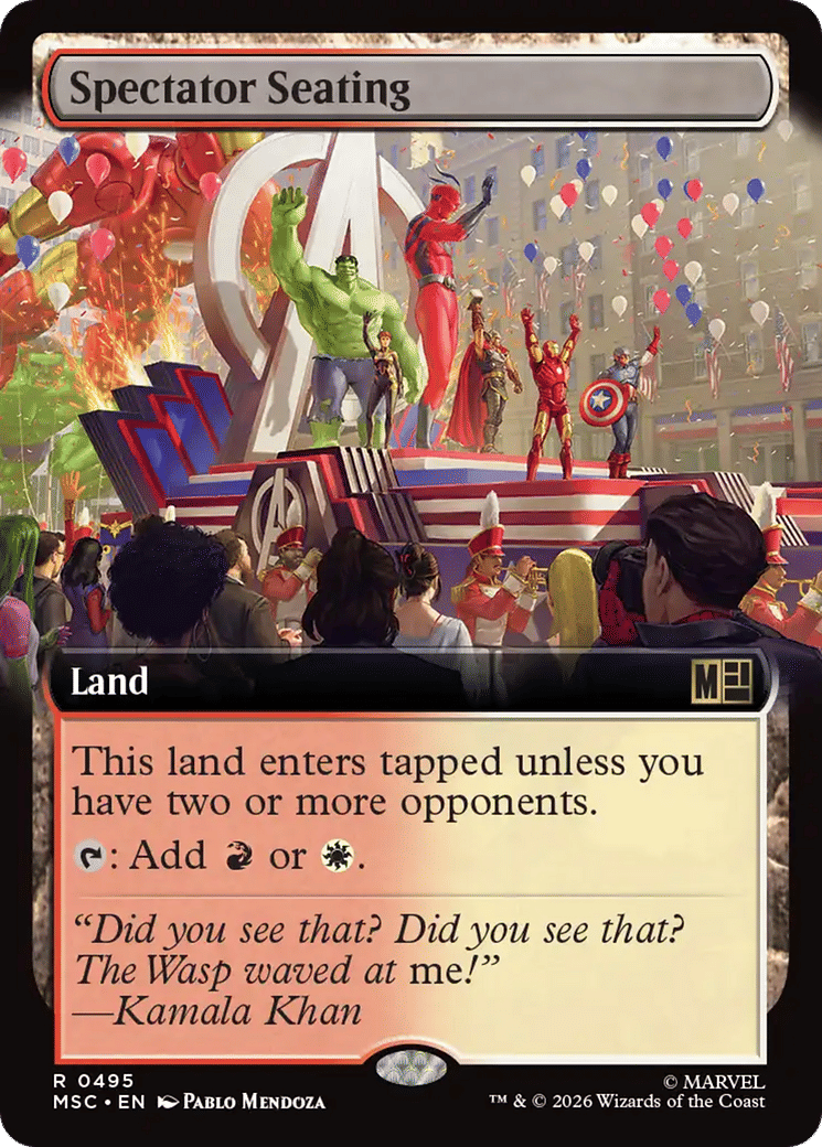 Spectator Seating — Marvel Super Heroes Commander — Magic: The Gathering