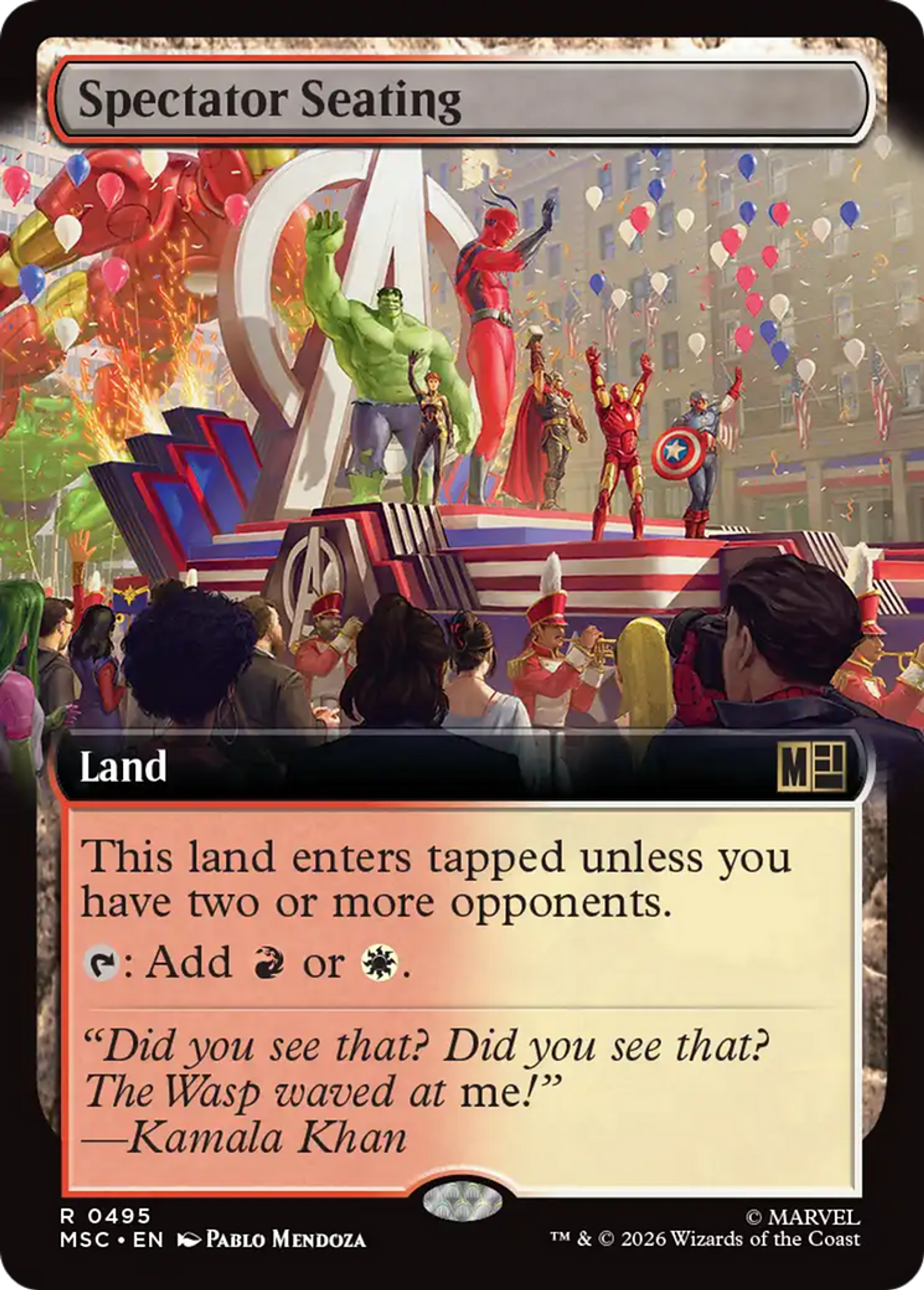 Spectator Seating — Marvel Super Heroes Commander — Magic: The Gathering