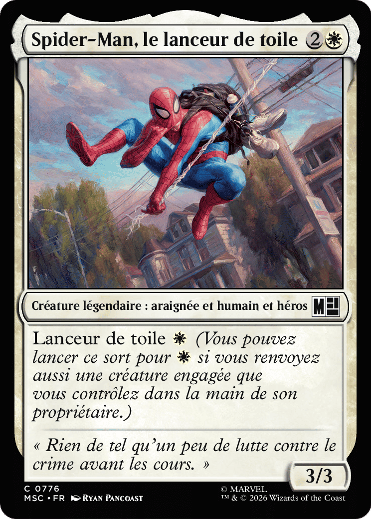 Spider-Man, le lanceur de toile from Marvel Super Heroes Commander - Magic: The Gathering