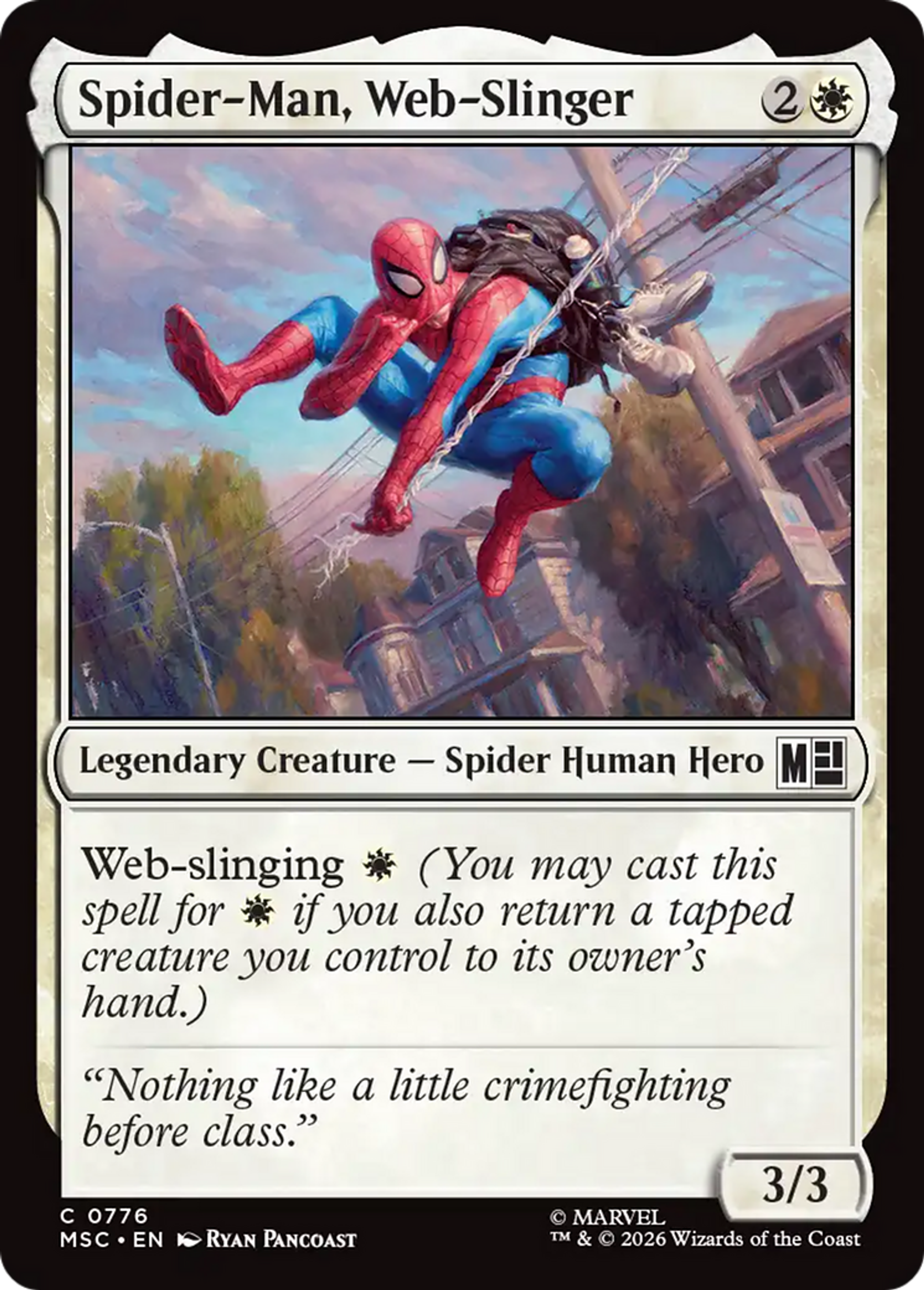 Spider-Man, Web-Slinger — Marvel Super Heroes Commander — Magic: The Gathering