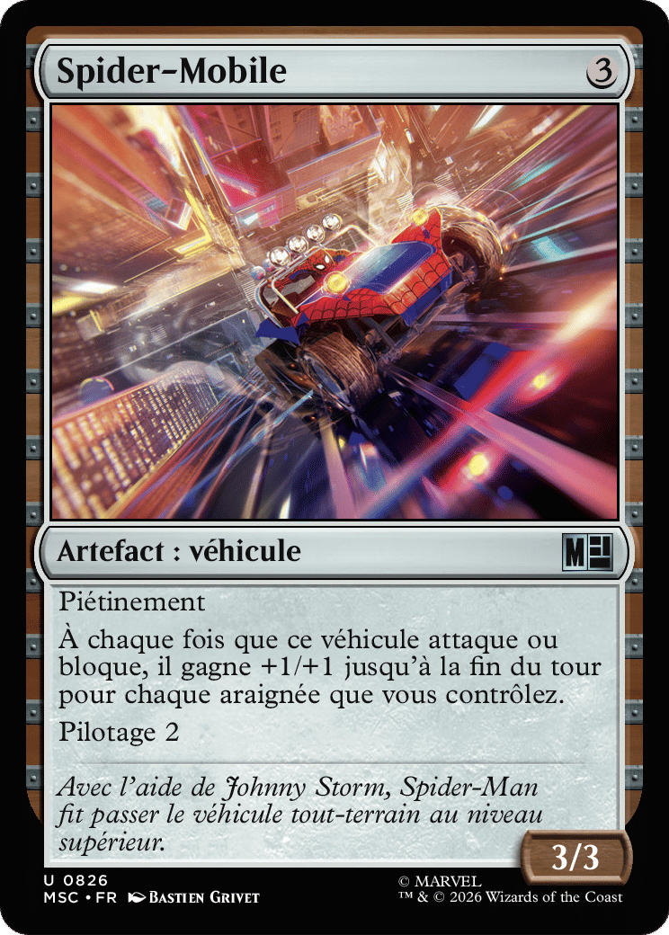 Spider-Mobile — Marvel Super Heroes Commander — Magic: The Gathering