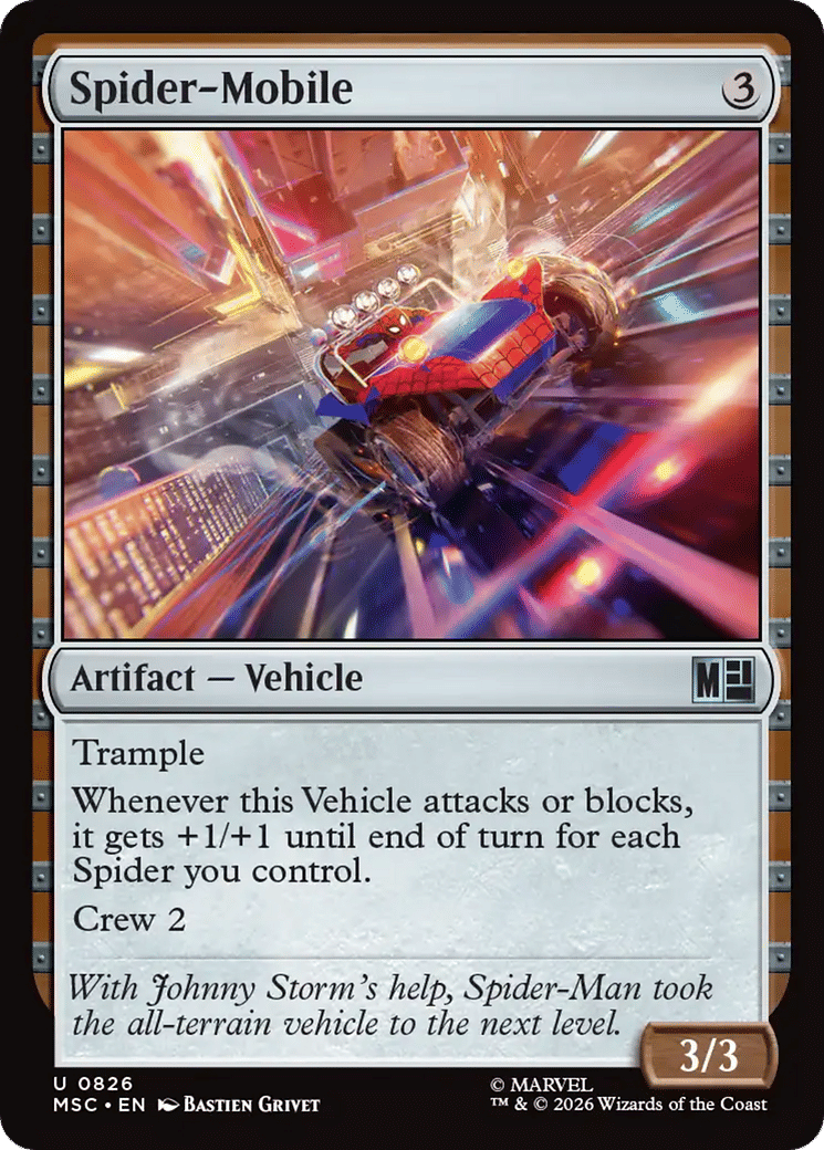 Spider-Mobile — Marvel Super Heroes Commander — Magic: The Gathering