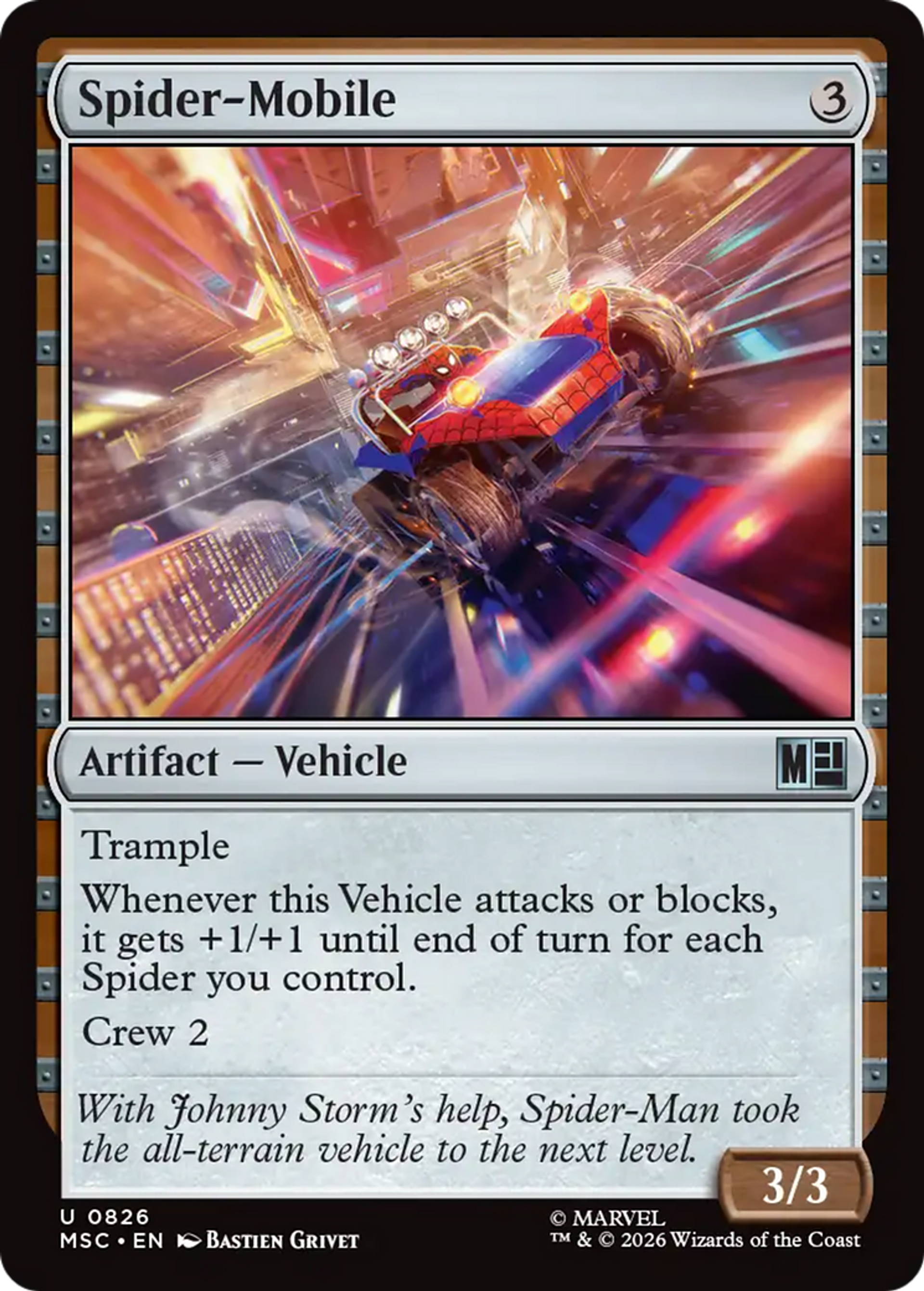 Spider-Mobile — Marvel Super Heroes Commander — Magic: The Gathering