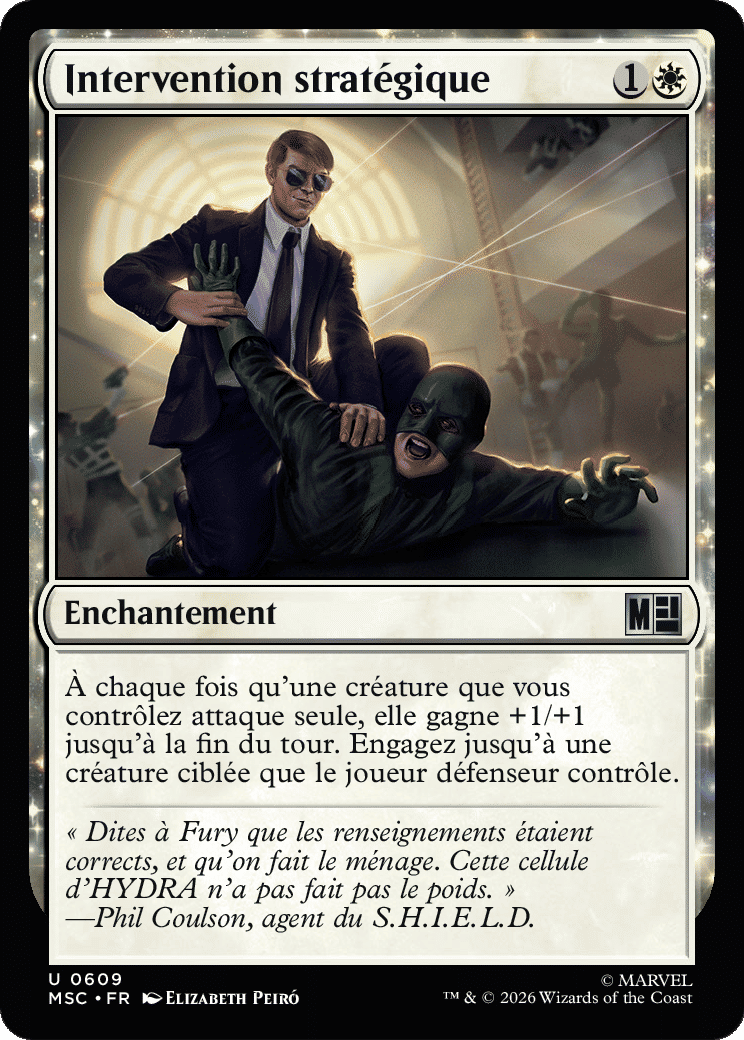 Intervention stratégique — Marvel Super Heroes Commander — Magic: The Gathering