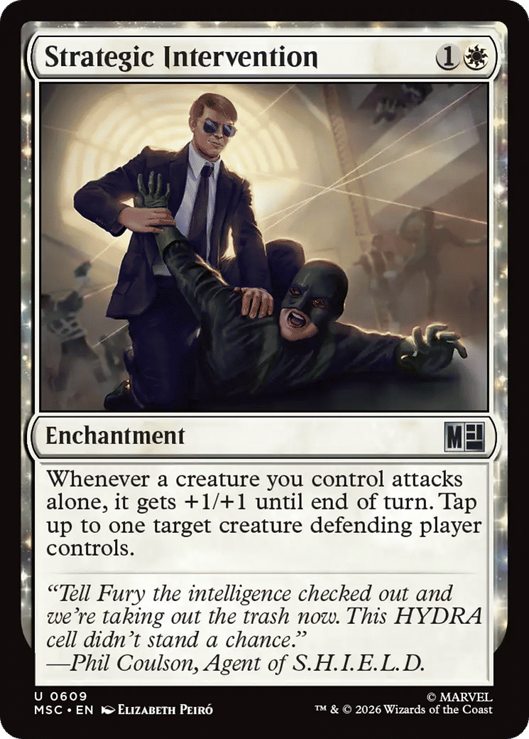 Strategic Intervention — Marvel Super Heroes Commander — Magic: The Gathering