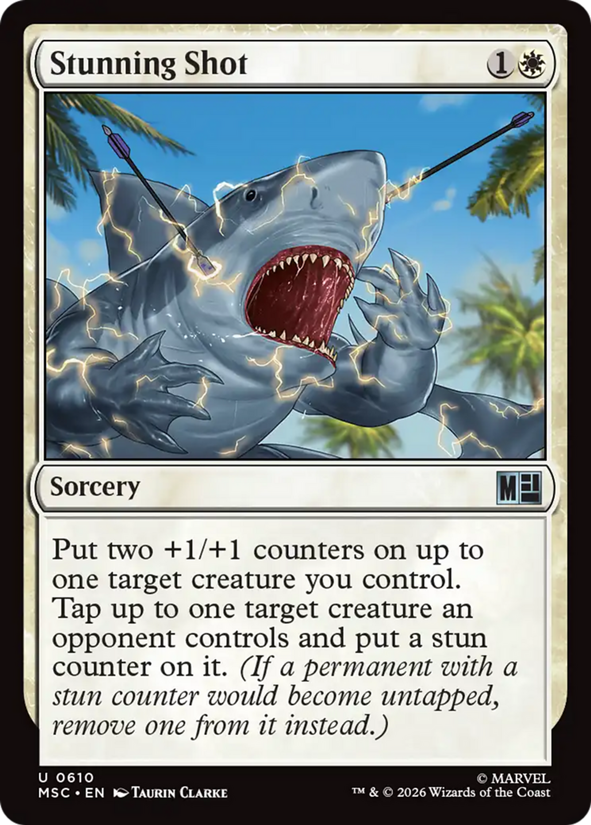 Stunning Shot — Marvel Super Heroes Commander — Magic: The Gathering