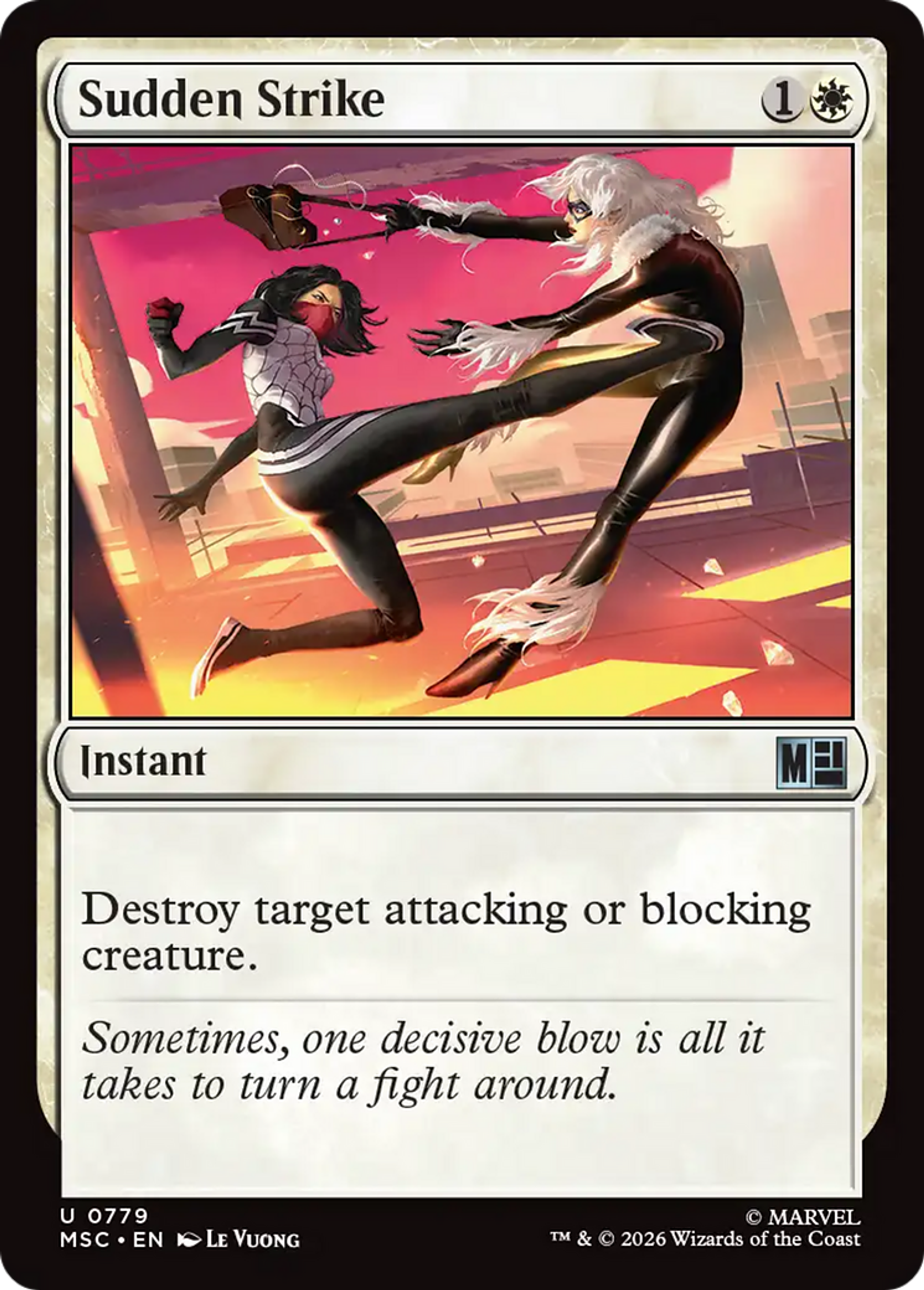 Sudden Strike — Marvel Super Heroes Commander — Magic: The Gathering