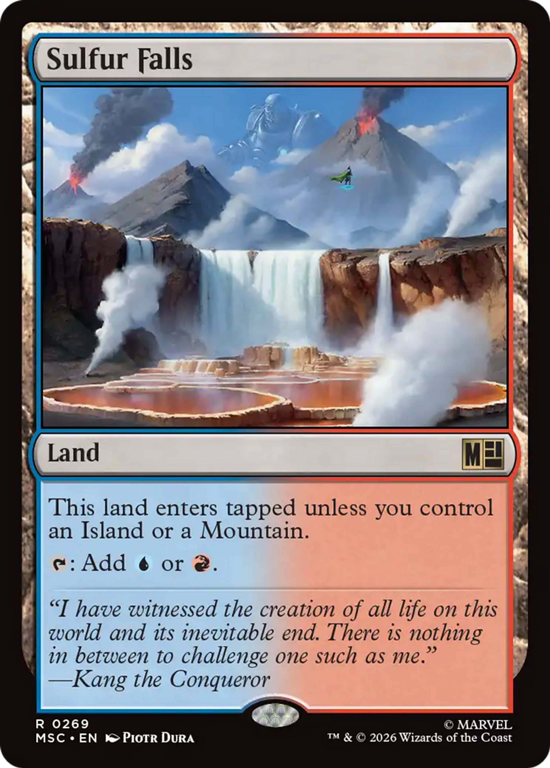 Sulfur Falls — Marvel Super Heroes Commander — Magic: The Gathering