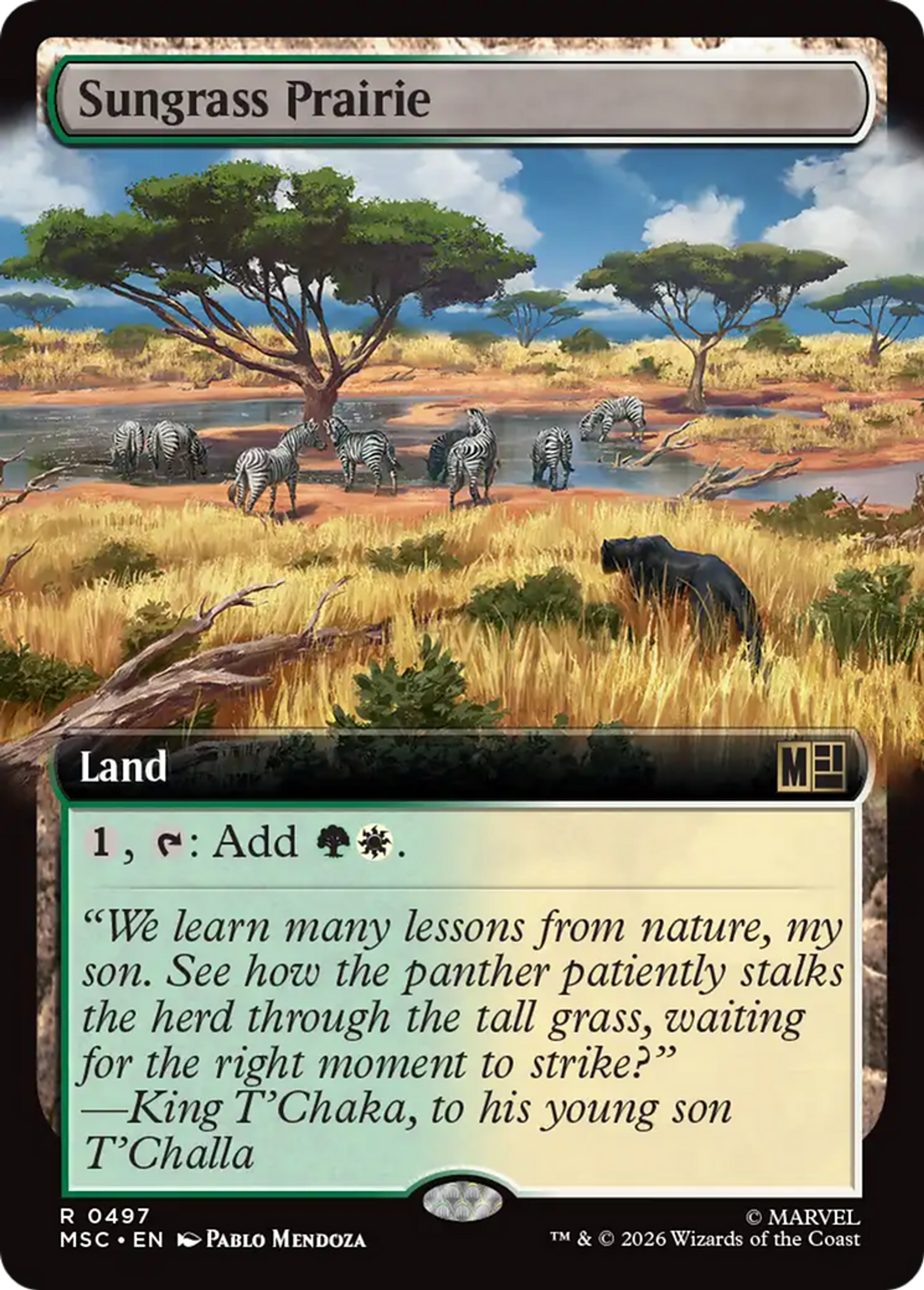 Sungrass Prairie — Marvel Super Heroes Commander — Magic: The Gathering