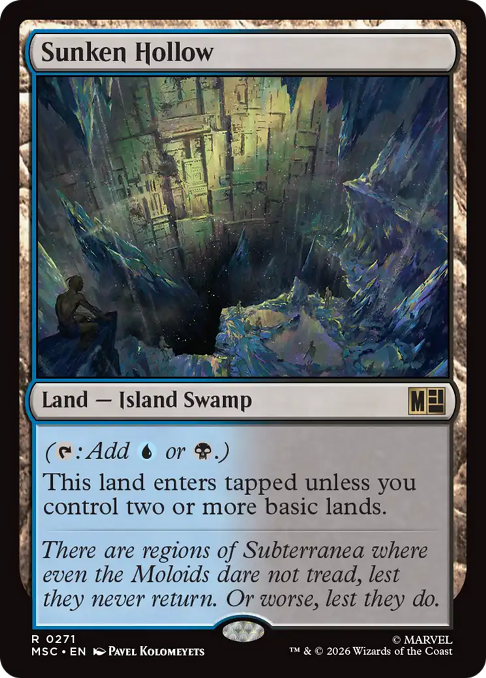 Sunken Hollow — Marvel Super Heroes Commander — Magic: The Gathering
