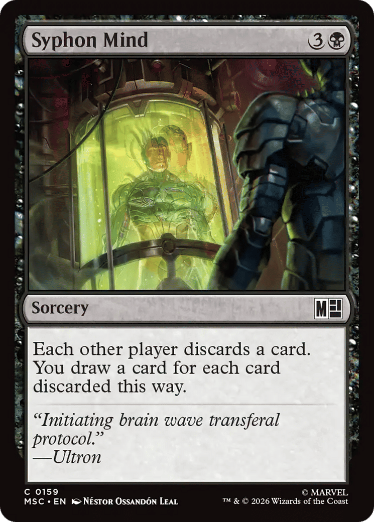 Syphon Mind — Marvel Super Heroes Commander — Magic: The Gathering
