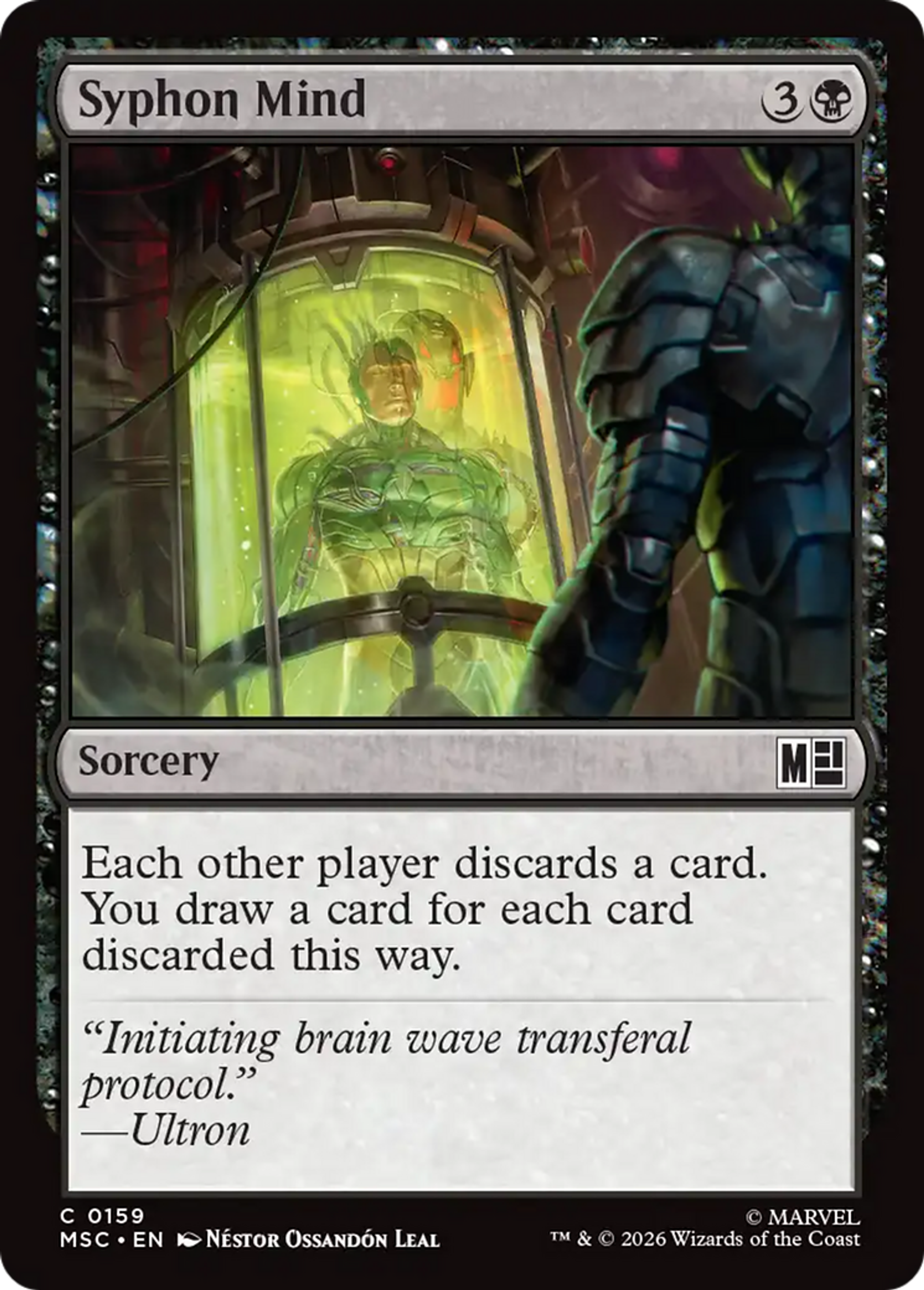 Syphon Mind — Marvel Super Heroes Commander — Magic: The Gathering
