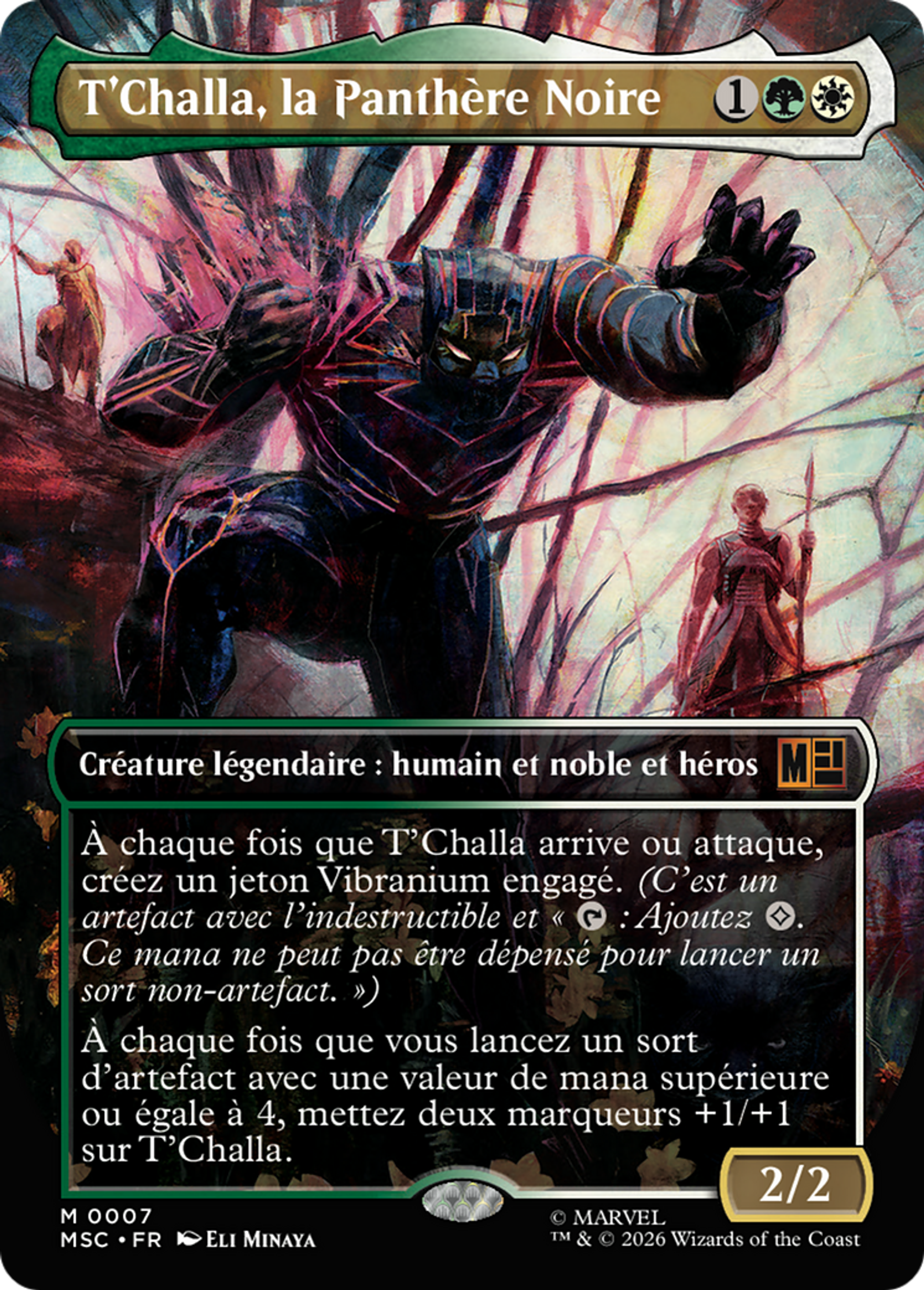 T'Challa, la Panthère Noire — Marvel Super Heroes Commander — Magic: The Gathering