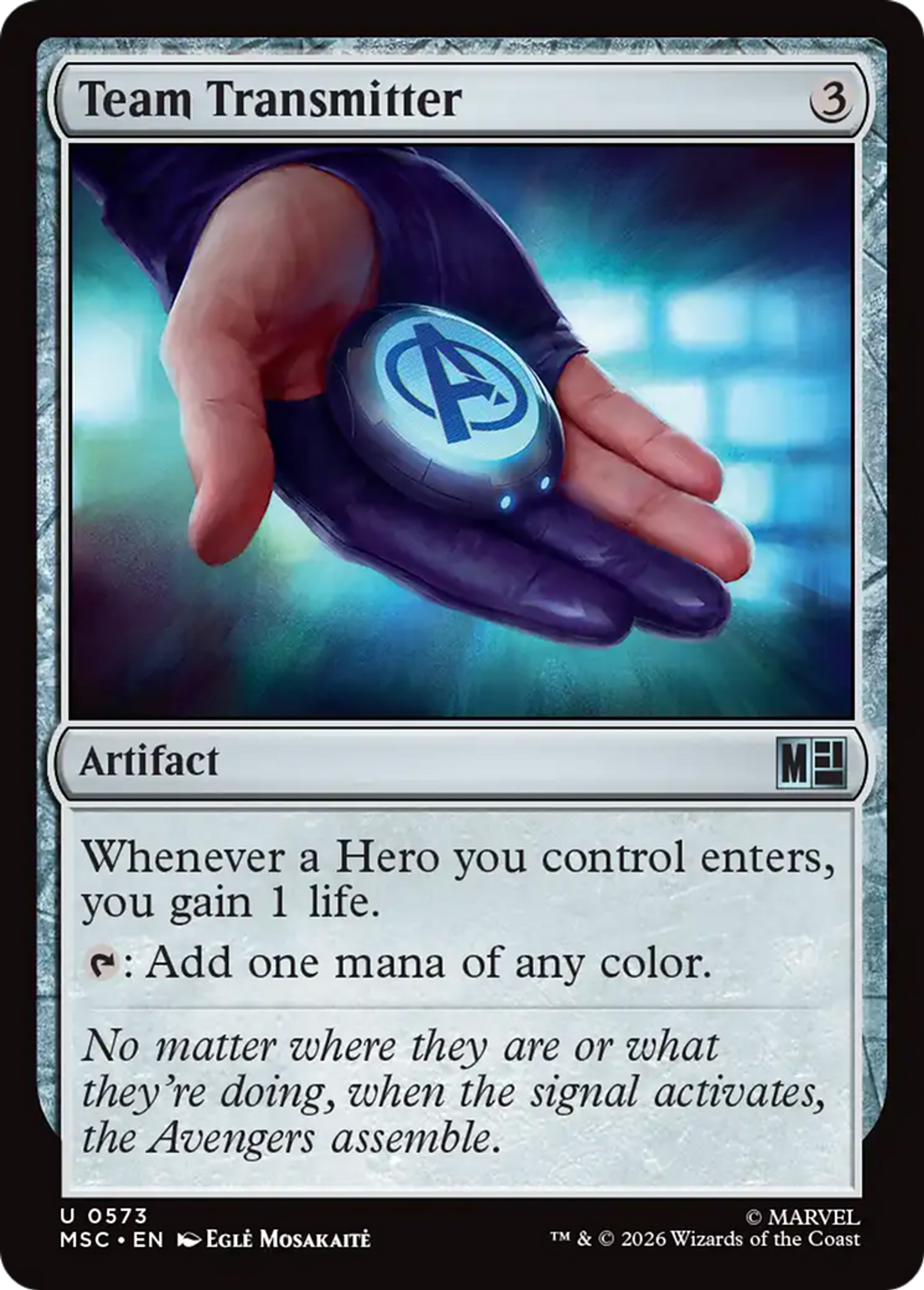 Team Transmitter — Marvel Super Heroes Commander — Magic: The Gathering
