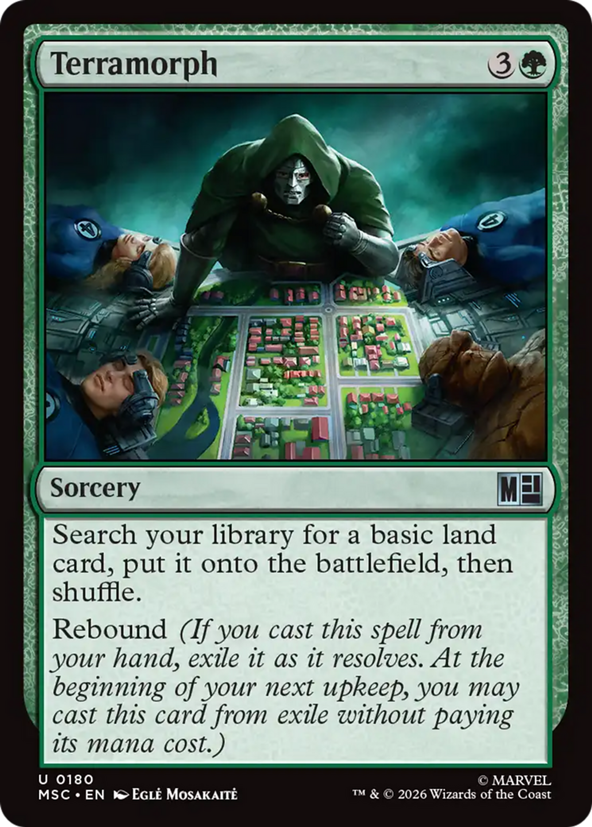 Terramorph — Marvel Super Heroes Commander — Magic: The Gathering