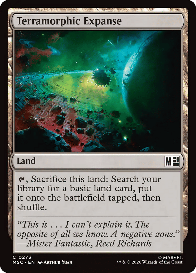 Terramorphic Expanse — Marvel Super Heroes Commander — Magic: The Gathering