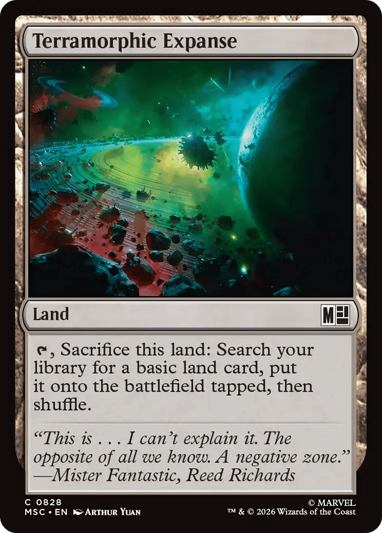 Terramorphic Expanse — Marvel Super Heroes Commander — Magic: The Gathering