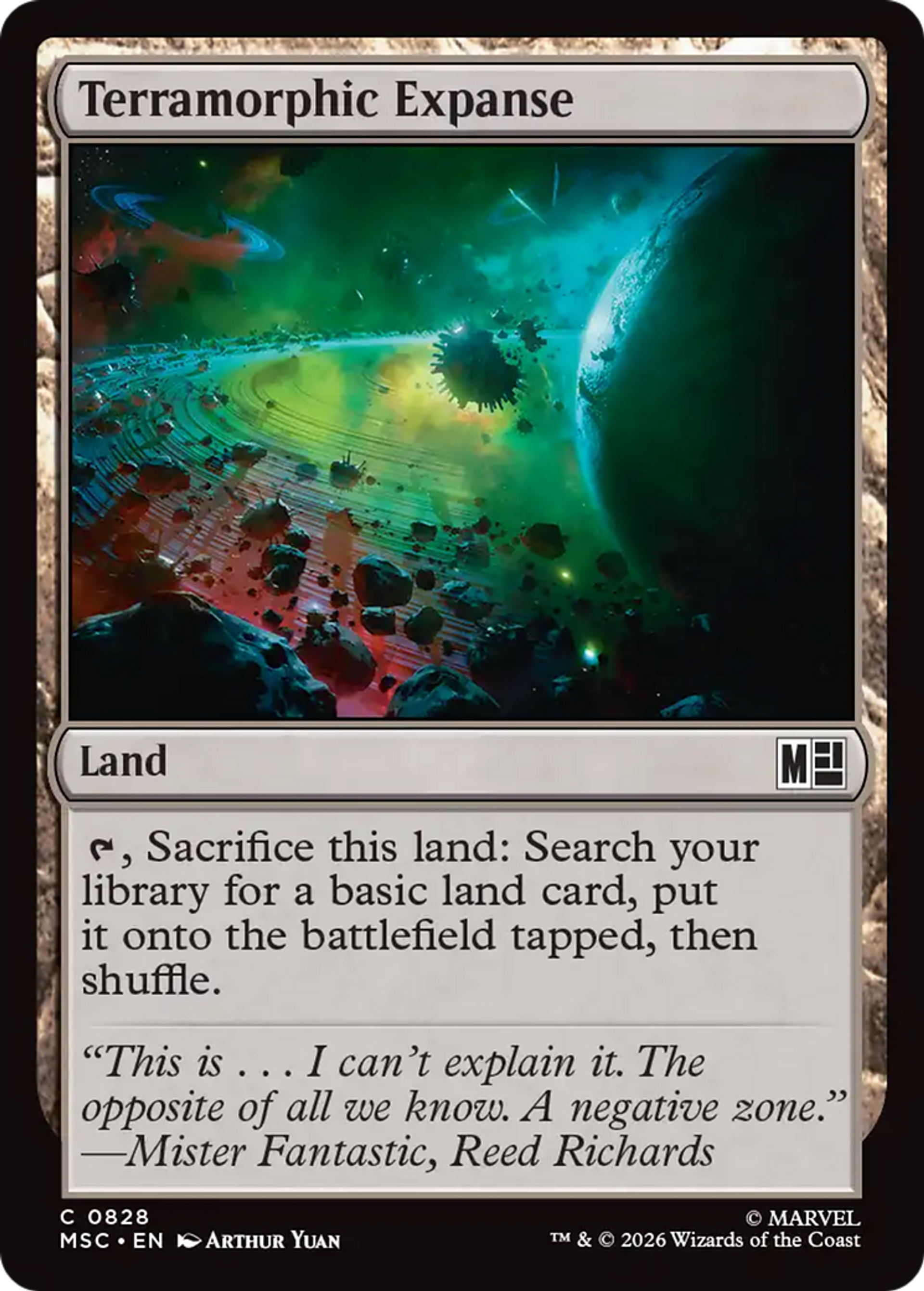 Terramorphic Expanse — Marvel Super Heroes Commander — Magic: The Gathering