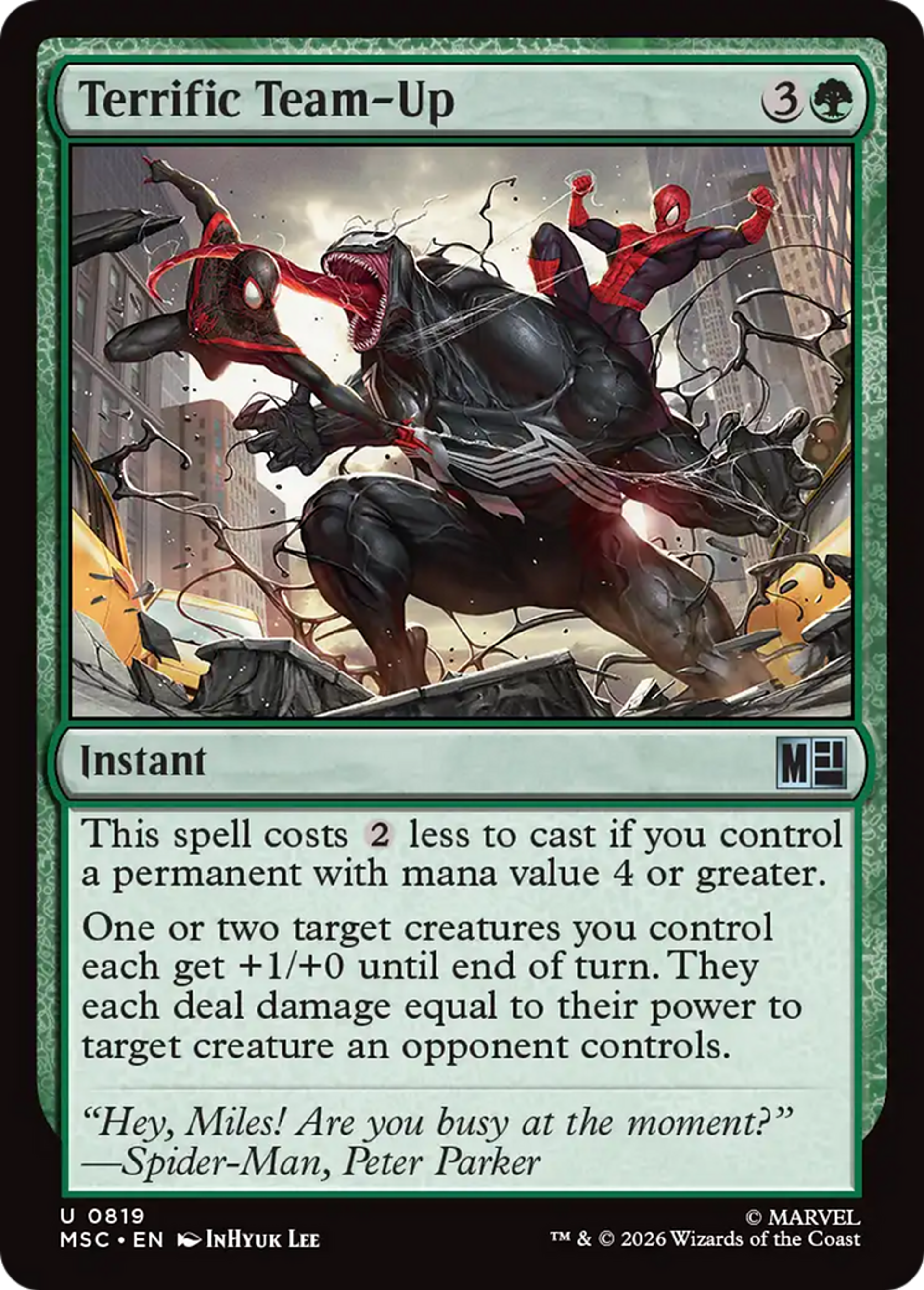 Terrific Team-Up — Marvel Super Heroes Commander — Magic: The Gathering