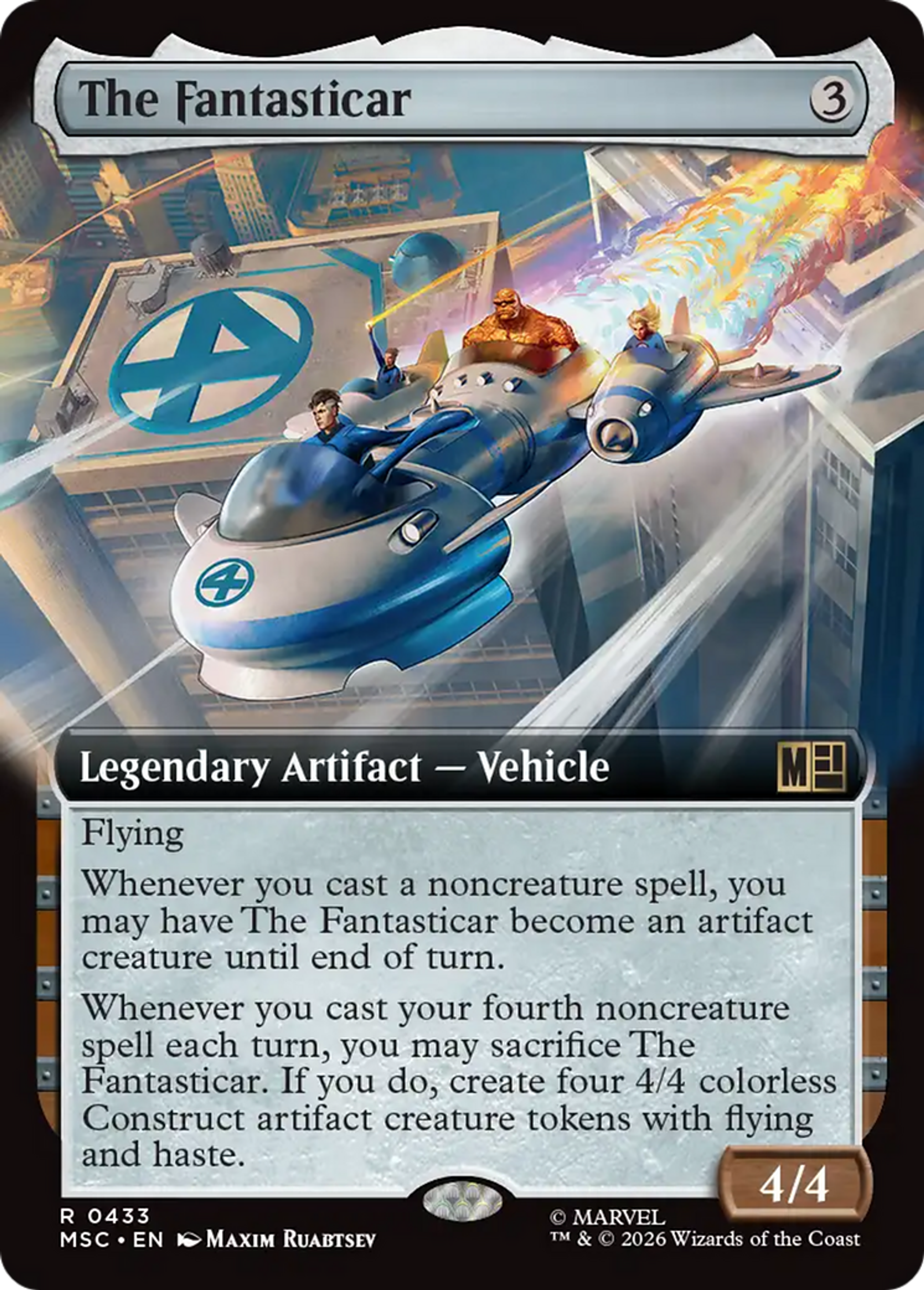 The Fantasticar — Marvel Super Heroes Commander — Magic: The Gathering