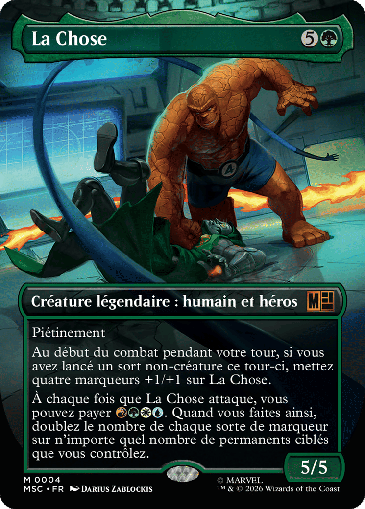La Chose — Marvel Super Heroes Commander — Magic: The Gathering