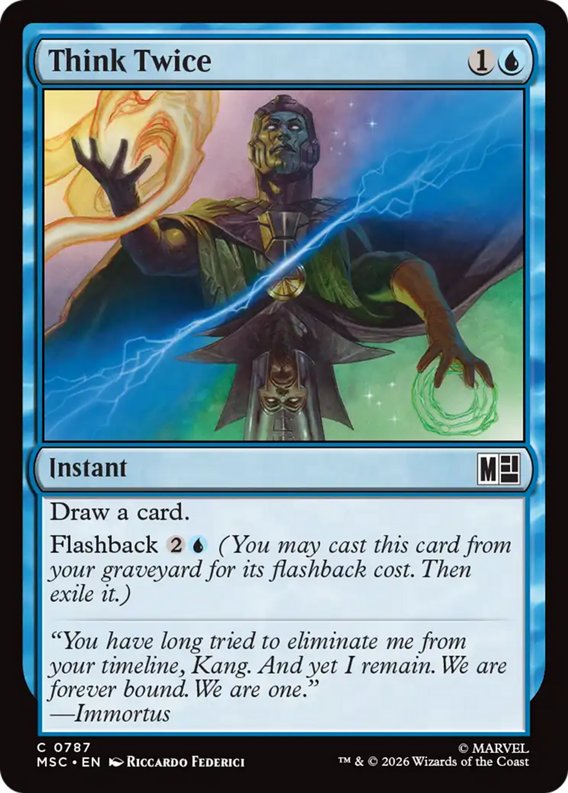 Think Twice — Marvel Super Heroes Commander — Magic: The Gathering