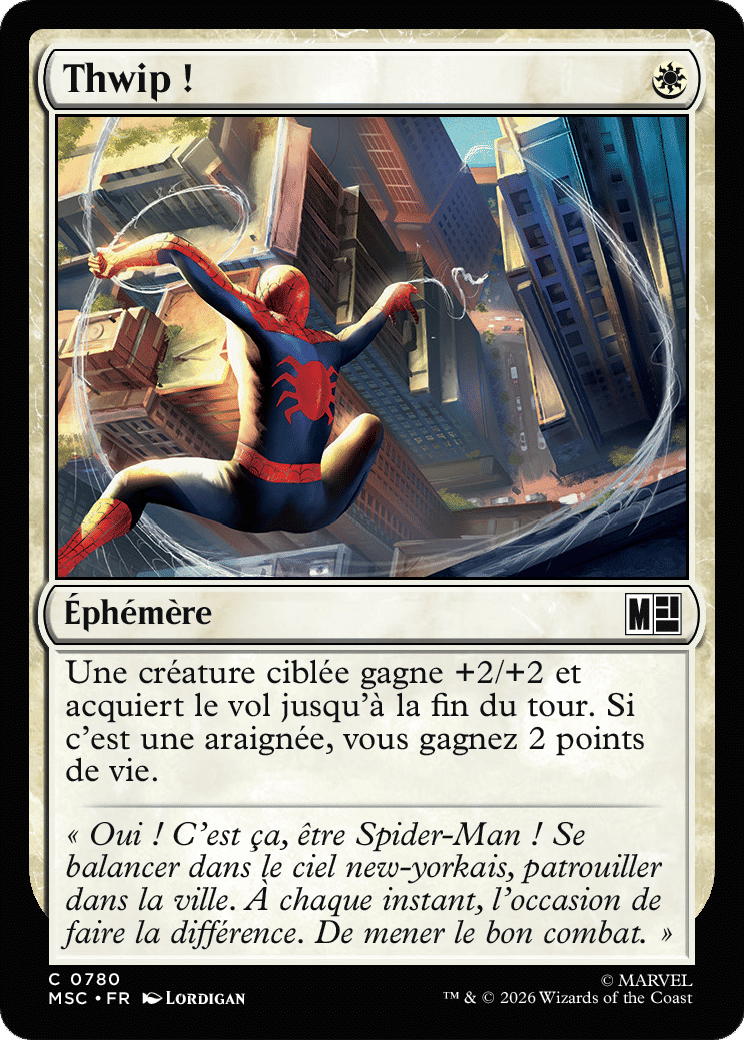 Thwip ! — Marvel Super Heroes Commander — Magic: The Gathering