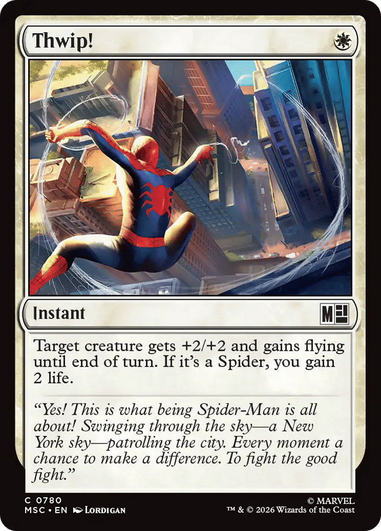 Thwip! — Marvel Super Heroes Commander — Magic: The Gathering