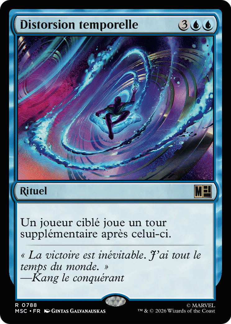 Distorsion temporelle — Marvel Super Heroes Commander — Magic: The Gathering