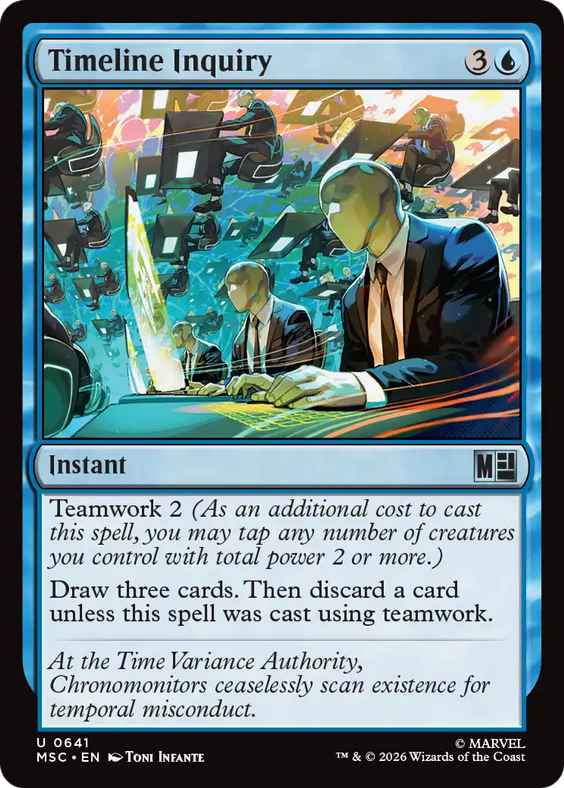 Timeline Inquiry — Marvel Super Heroes Commander — Magic: The Gathering
