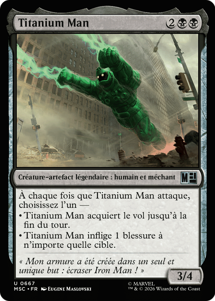 Titanium Man — Marvel Super Heroes Commander — Magic: The Gathering
