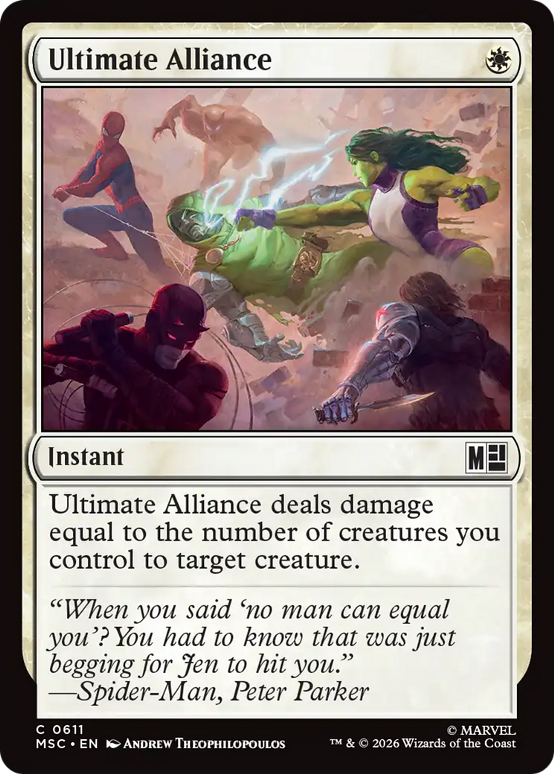 Ultimate Alliance — Marvel Super Heroes Commander — Magic: The Gathering