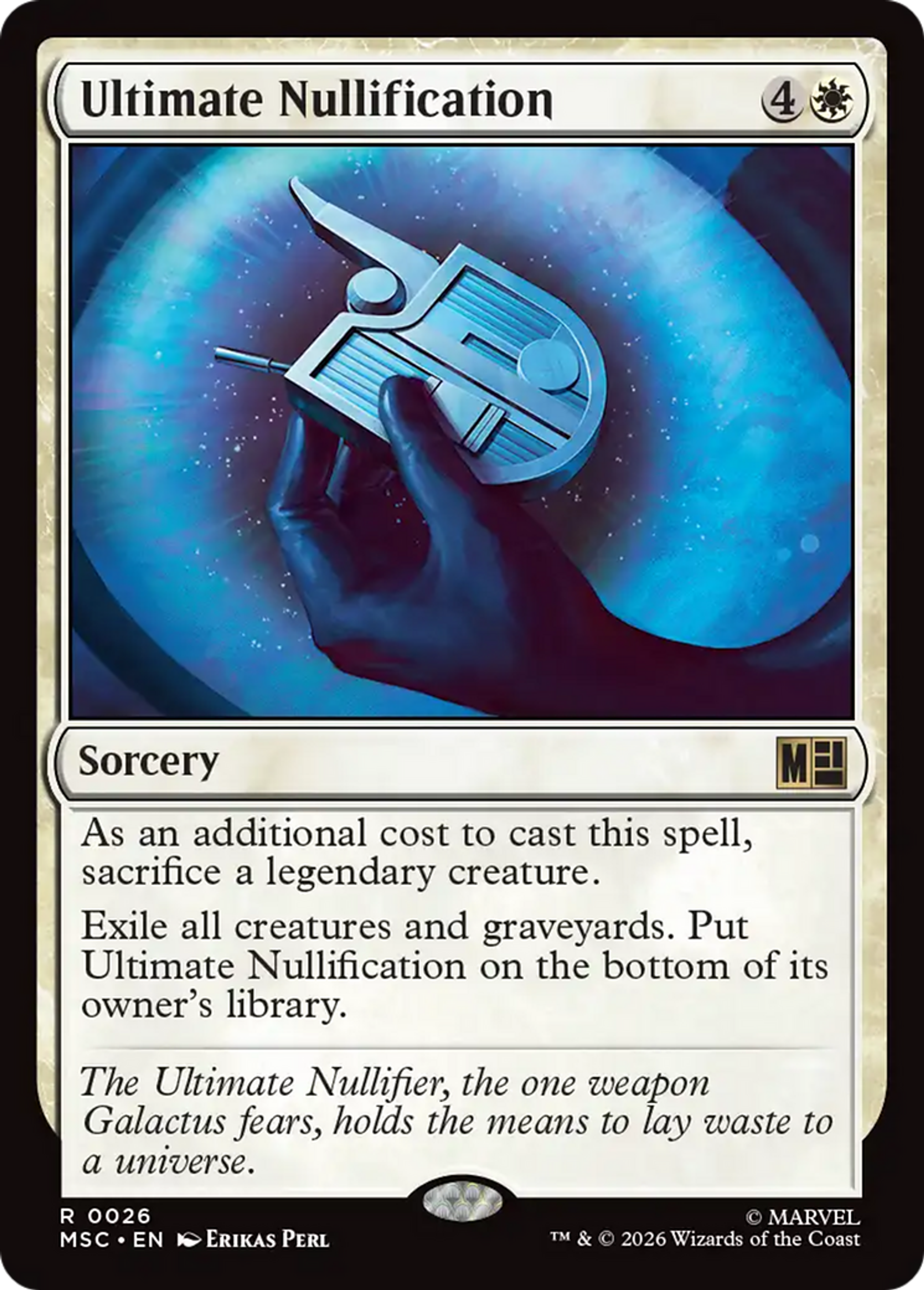 Ultimate Nullification — Marvel Super Heroes Commander — Magic: The Gathering