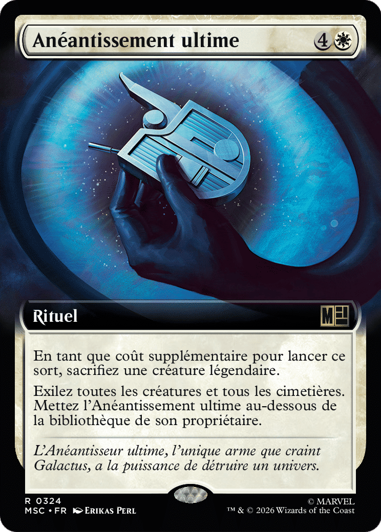 Anéantissement ultime — Marvel Super Heroes Commander — Magic: The Gathering