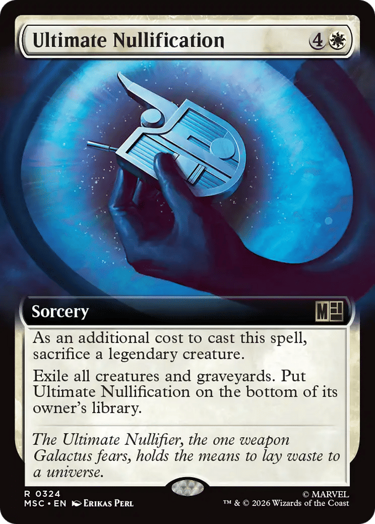 Ultimate Nullification — Marvel Super Heroes Commander — Magic: The Gathering