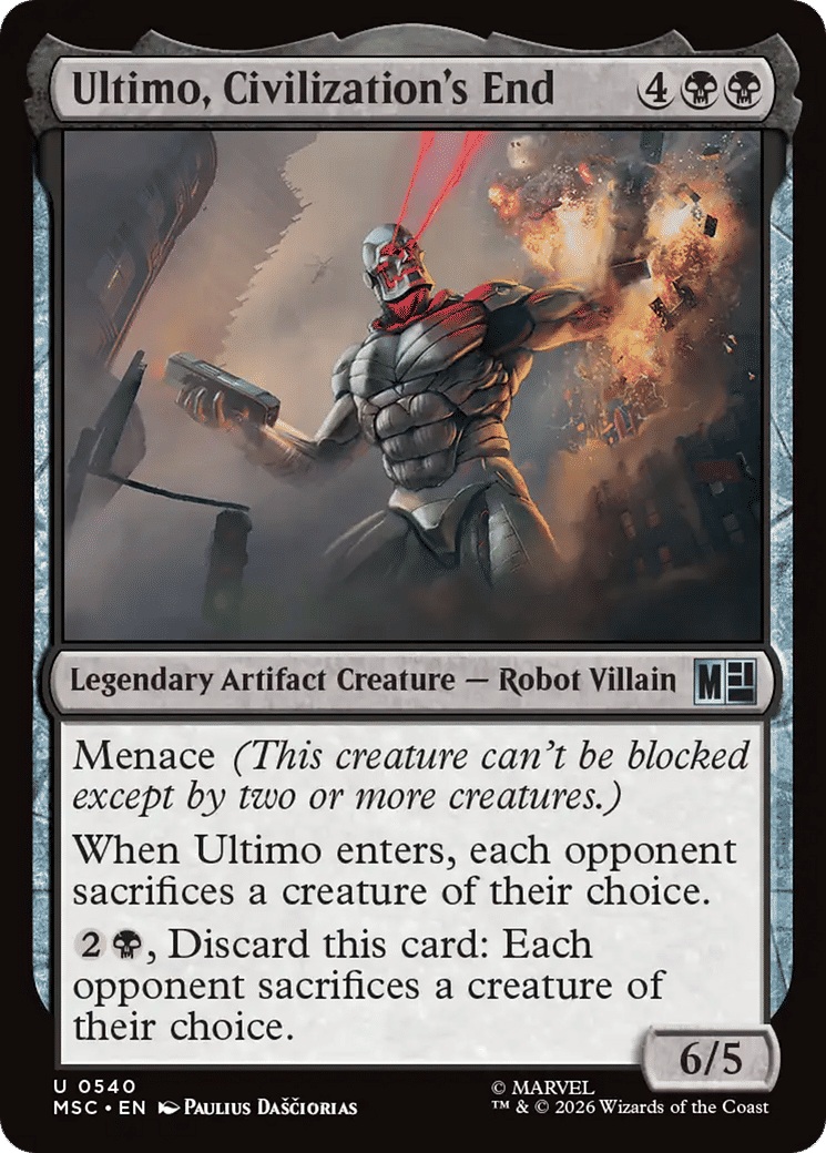 Ultimo, Civilization's End — Marvel Super Heroes Commander — Magic: The Gathering