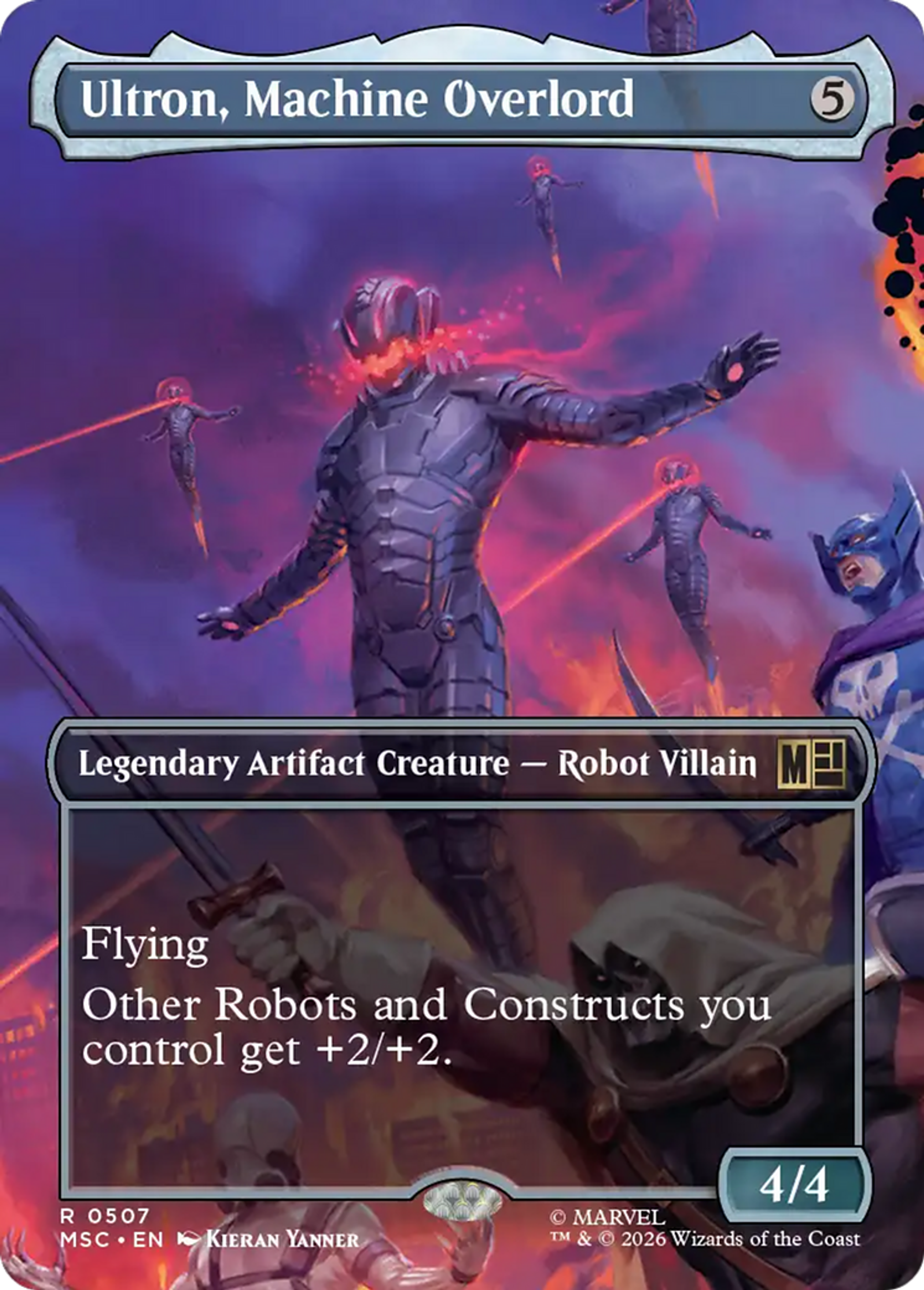 Ultron, Machine Overlord — Marvel Super Heroes Commander — Magic: The Gathering