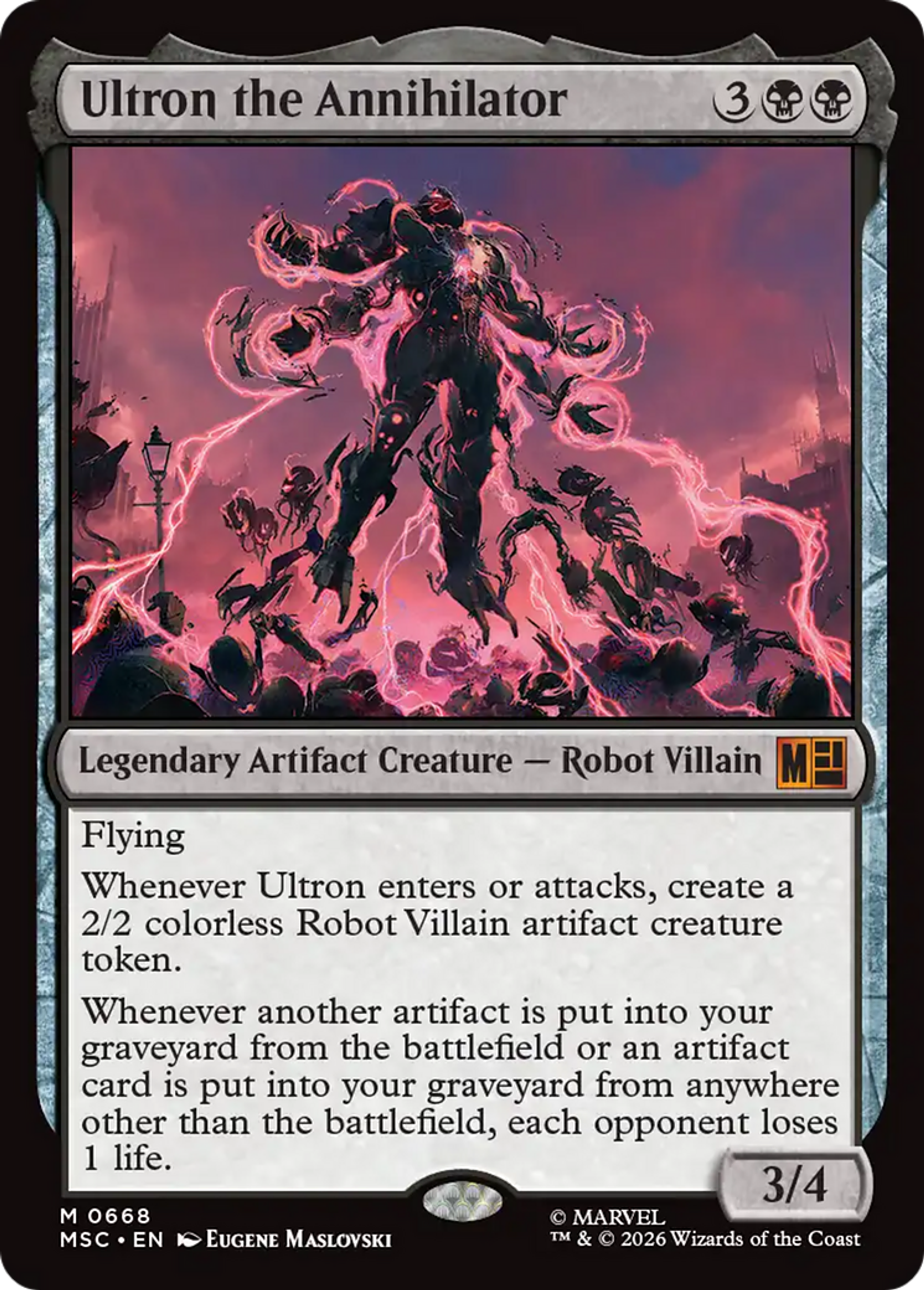 Ultron the Annihilator — Marvel Super Heroes Commander — Magic: The Gathering