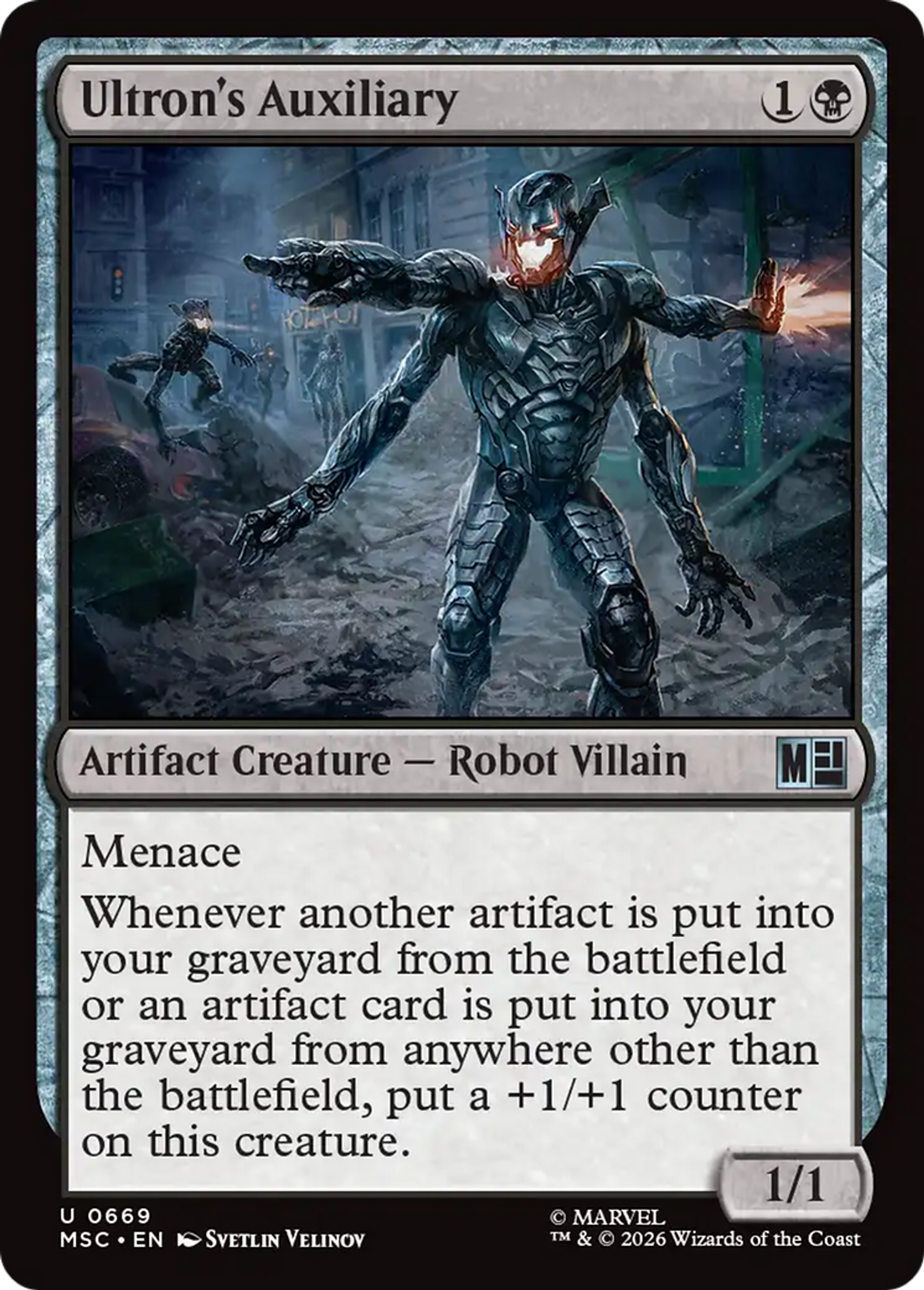 Ultron's Auxiliary — Marvel Super Heroes Commander — Magic: The Gathering