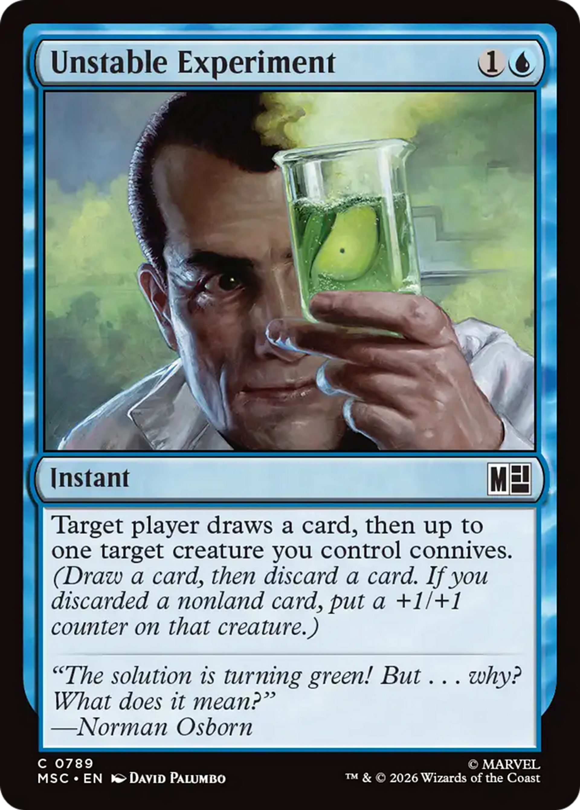 Unstable Experiment — Marvel Super Heroes Commander — Magic: The Gathering