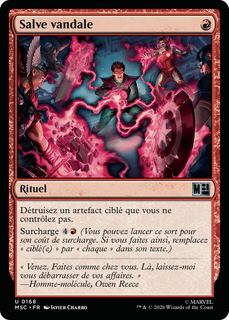 Salve vandale — Marvel Super Heroes Commander — Magic: The Gathering
