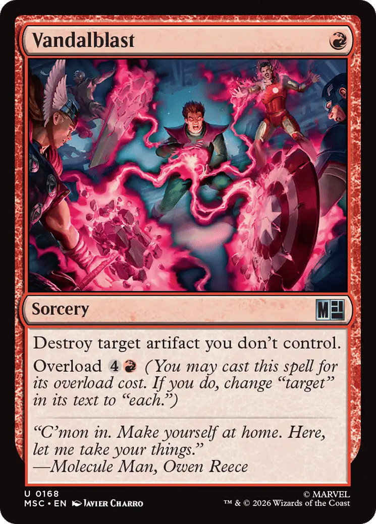 Vandalblast — Marvel Super Heroes Commander — Magic: The Gathering